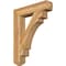Ekena Millwork Merced Craftsman Rough Sawn Bracket, Western Red Cedar, 6"W x 32"D x 40"H BKT06X32X40MRC04RWR - alternate 1